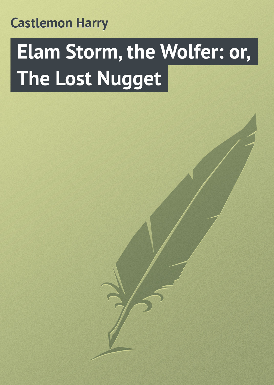 Книга Elam Storm, the Wolfer: or, The Lost Nugget из серии , созданная Harry Castlemon, может относится к жанру Приключения: прочее, Зарубежная классика. Стоимость электронной книги Elam Storm, the Wolfer: or, The Lost Nugget с идентификатором 23144571 составляет 5.99 руб.