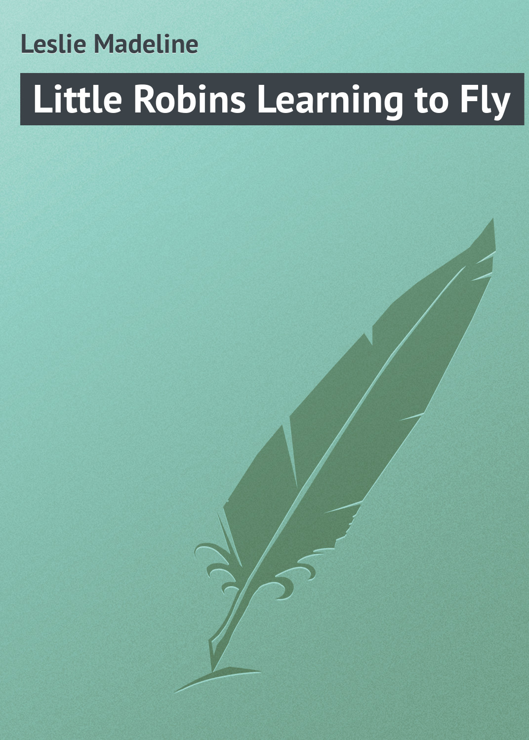 Книга Little Robins Learning to Fly из серии , созданная Madeline Leslie, может относится к жанру Зарубежная классика, Зарубежные детские книги. Стоимость электронной книги Little Robins Learning to Fly с идентификатором 23149571 составляет 5.99 руб.
