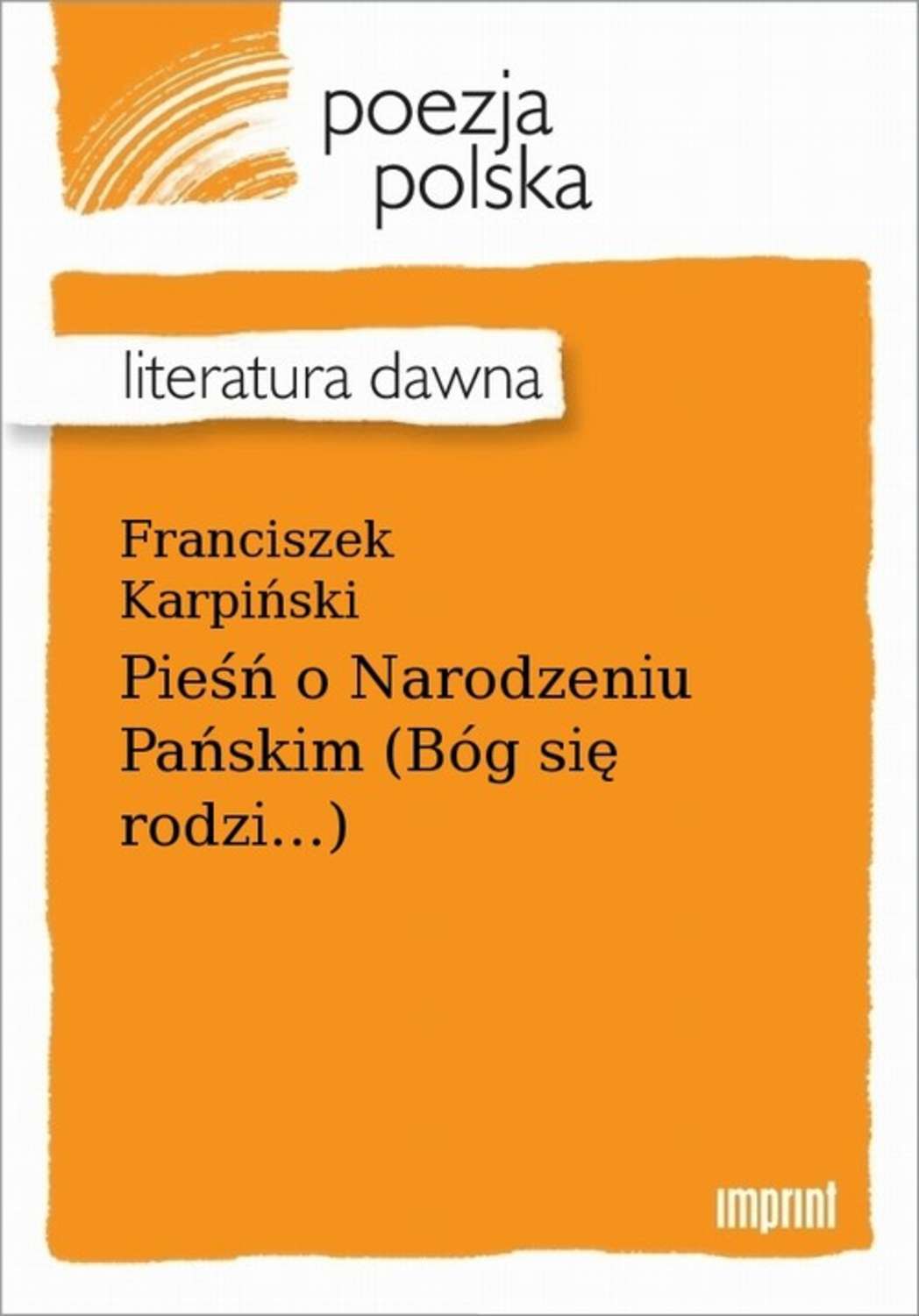 Pieśń o Narodzeniu Pańskim (Bóg się rodzi...)