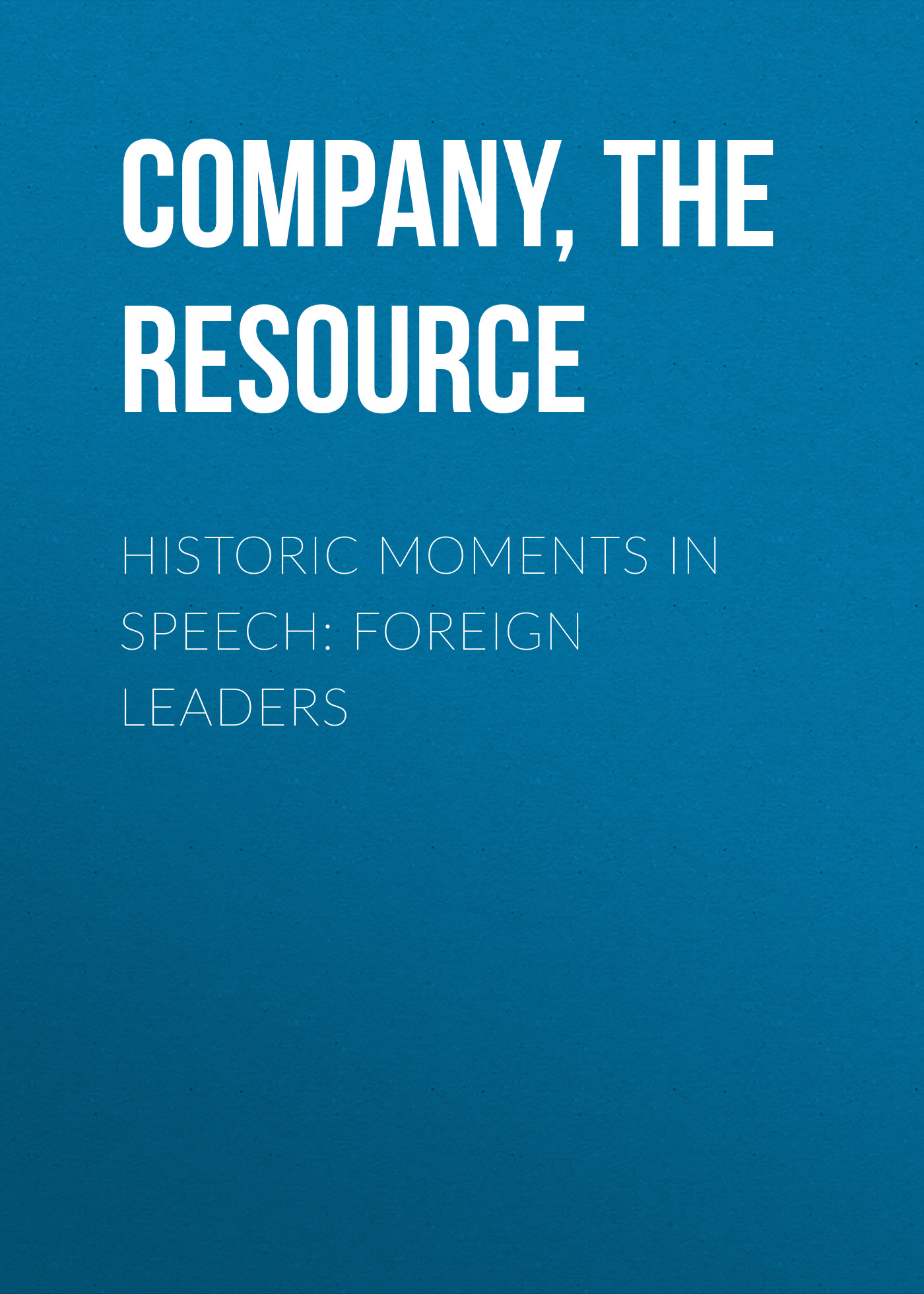 the Speech Resource Company Historic Moments in Speech: Foreign Leaders promoting walkability in historic streets
