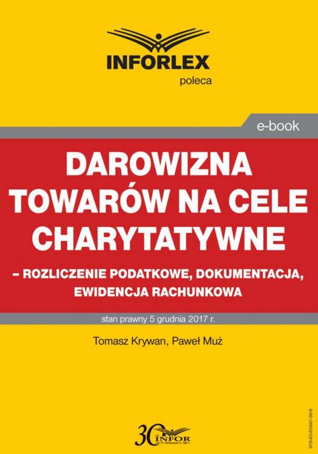 Darowizna towarów na cele charytatywne - rozliczenie podatkowe, dokumentacja, ewidencja księgowa