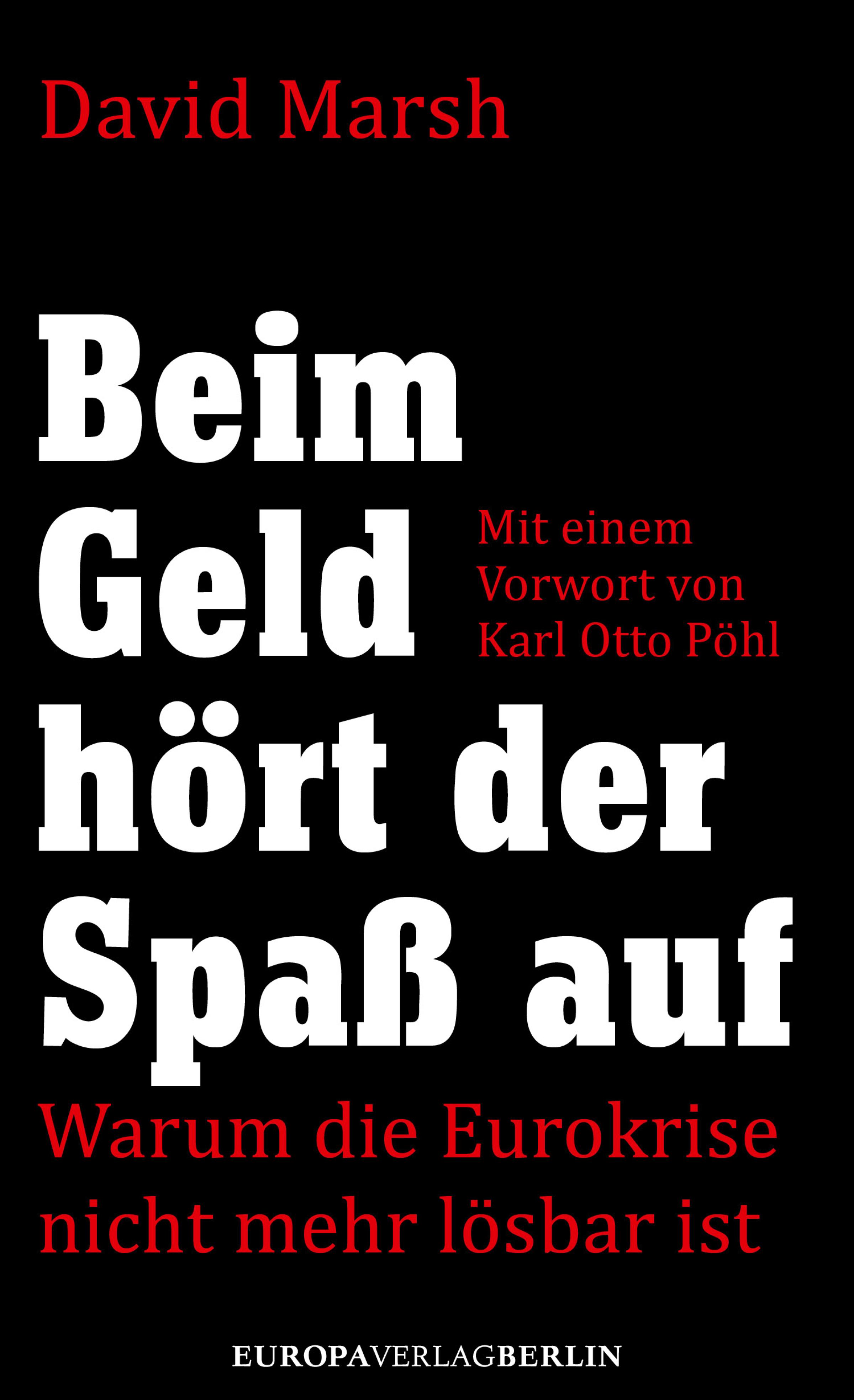 

Beim Geld hört der Spaß auf
