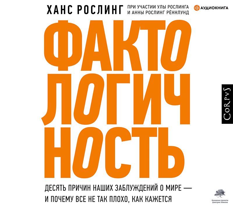 

Фактологичность. Десять причин наших заблуждений о мире – и почему все не так плохо, как кажется