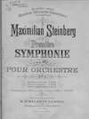 Premiere symphonie en pour orchestre