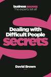 Dealing with Difficult People