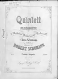 Quintett fur Pianoforte, 2 Violinen, Viola und Violoncello von Robert Schumann - Роберт Шуман
