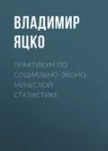 Практикум по социально-экономической статистике - В. А. Яцко