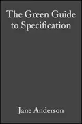 The Green Guide to Specification - Jane  Anderson