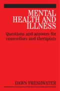 Mental Health and Illness - Michael  Jacobs