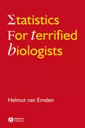 Statistics for Terrified Biologists - Helmut Emden van