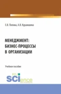 Менеджмент: бизнес-процессы в организации. (Аспирантура, Бакалавриат, Магистратура). Учебное пособие. - Алсу Винировна Курамшина