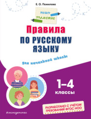 Правила по русскому языку для начальной школы. 1–4 классы