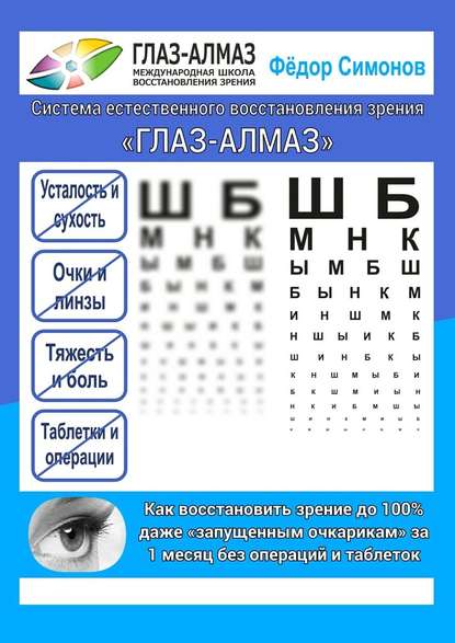 Фёдор Симонов — Как восстановить зрение до 100% даже «запущенным очкарикам» за 1 месяц без операций и таблеток. Система естественного восстановления зрения «ГЛАЗ-АЛМАЗ»