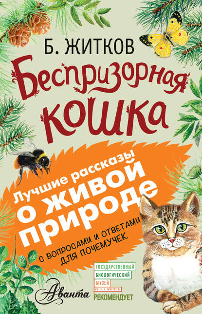Житков Борис : Беспризорная кошка (сборник). С вопросами и ответами для почемучек