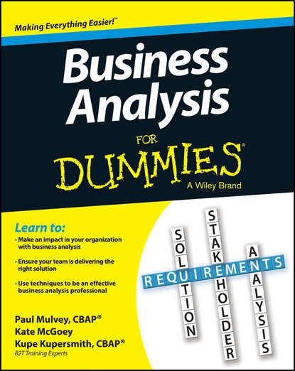 Kupe Kupersmith — Business Analysis For Dummies