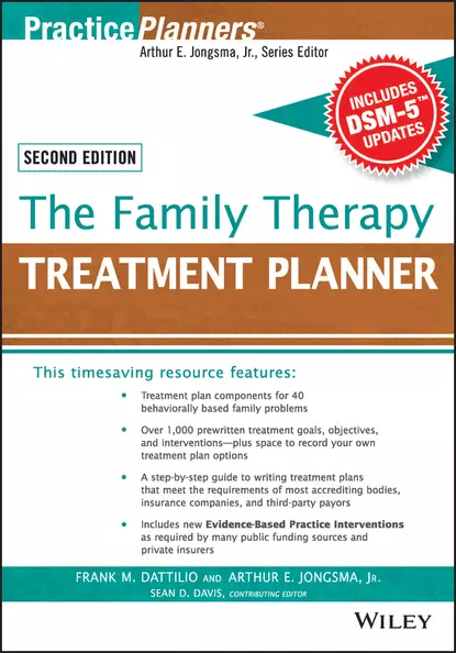 Обложка книги The Family Therapy Treatment Planner, with DSM-5 Updates, 2nd Edition, David J. Berghuis