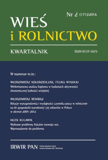 

Wieś i Rolnictwo nr 2(171)/2016