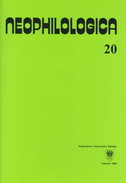 

Neophilologica. Vol. 20: Études sémantico-syntaxiques des langues romanes