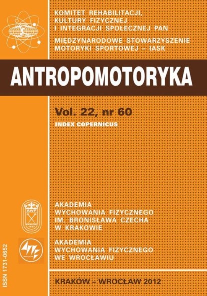 

ANTROPOMOTORYKA NR 60-2012