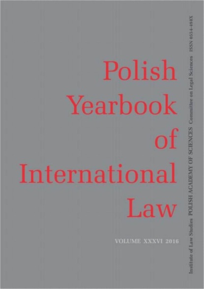 

2016 Polish Yearbook of International Law vol. XXXVI