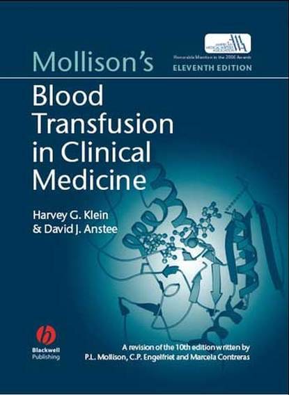 Mollison`s Blood Transfusion in Clinical Medicine
