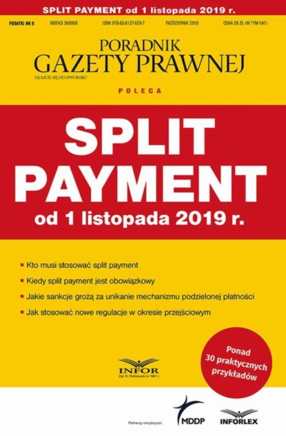 

Split payment od 1 listopada 2019 r.