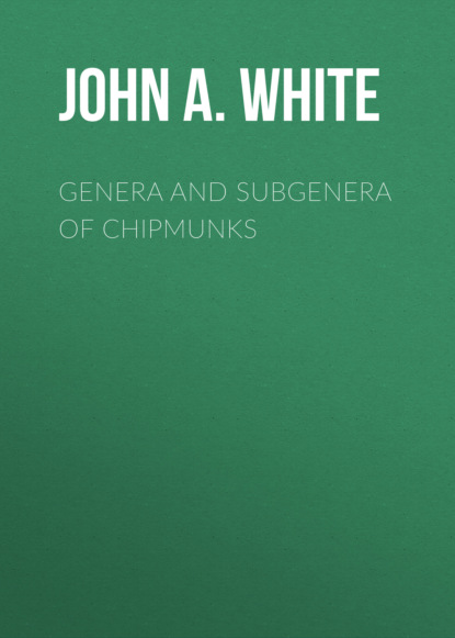 

Genera and Subgenera of Chipmunks