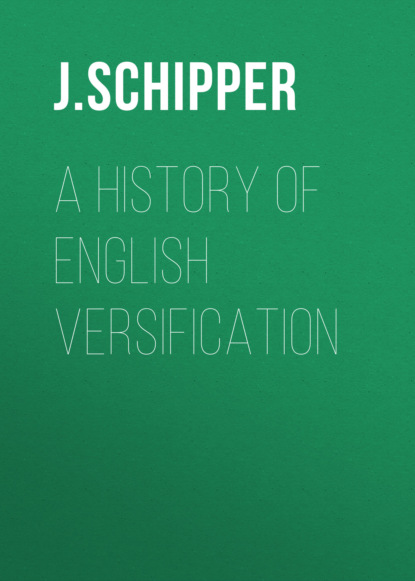 

A History of English Versification