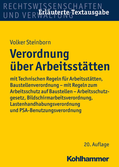 

Verordnung über Arbeitsstätten