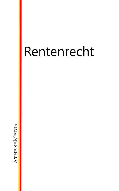 Rentenrecht (Группа авторов). 