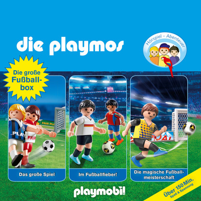 Die Playmos - Das Original Playmobil H?rspiel, Die grosse Fussball-Box, Folgen 7, 51, 60 (H?rspiel)