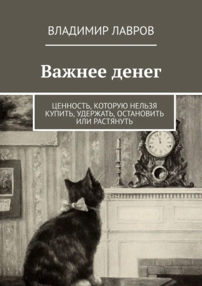 Обложка книги Важнее денег. Ценность, которую нельзя купить, удержать, остановить или растянуть, Владимир Сергеевич Лавров