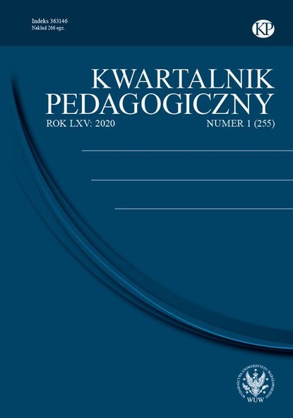 

Kwartalnik Pedagogiczny 2020/1 (255)