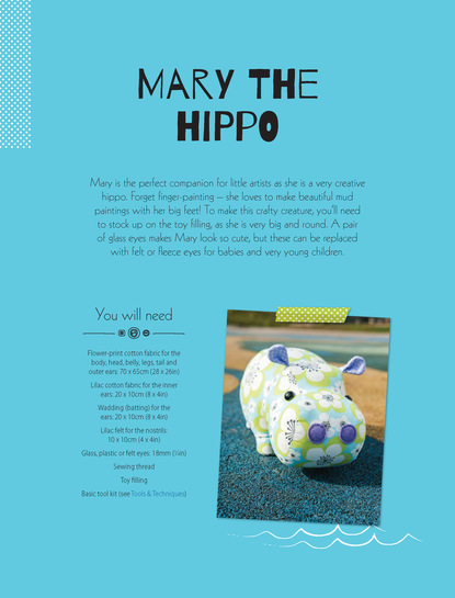 Mariska Vos Bolman — Mary the Hippo Soft Toy Pattern