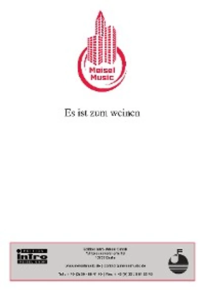 Обложка книги Es ist zum weinen, Christian Bruhn