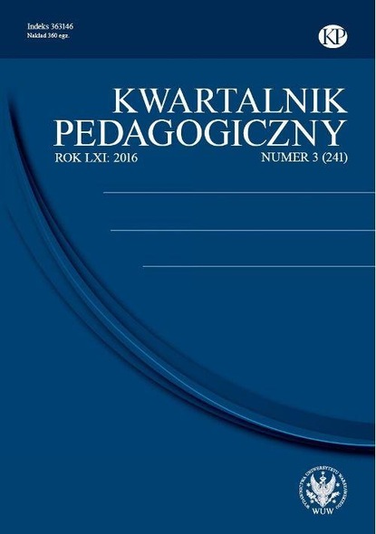 

Kwartalnik Pedagogiczny 2016/3 (241)