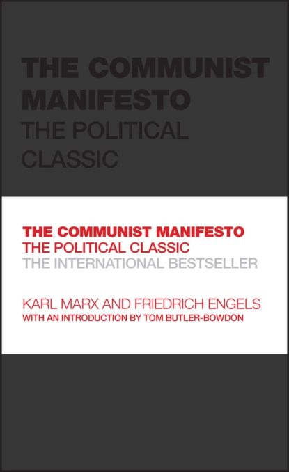 Обложка книги The Communist Manifesto, Карл Генрих Маркс