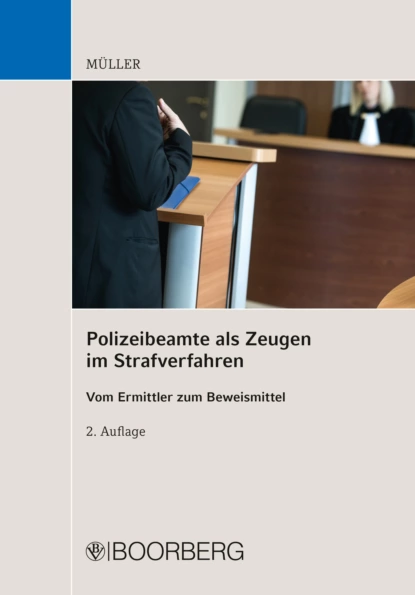 Обложка книги Polizeibeamte als Zeugen im Strafverfahren, Kai Müller