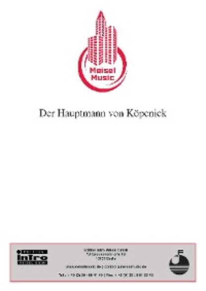 Обложка книги Der Hauptmann von Köpenick, Christian Bruhn
