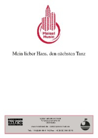 Kurt Schwabach - Mein lieber Hans, den nächsten Tanz