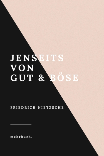 Обложка книги Jenseits von Gut und Böse, Friedrich Nietzsche