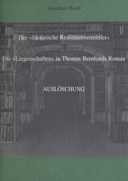 Der literarische Realitätenvermittler (Joachim Hoell). 