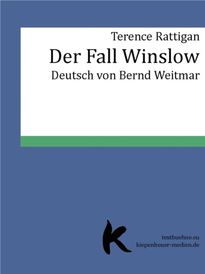 DER FALL WINSLOW (Terence Rattigan). 