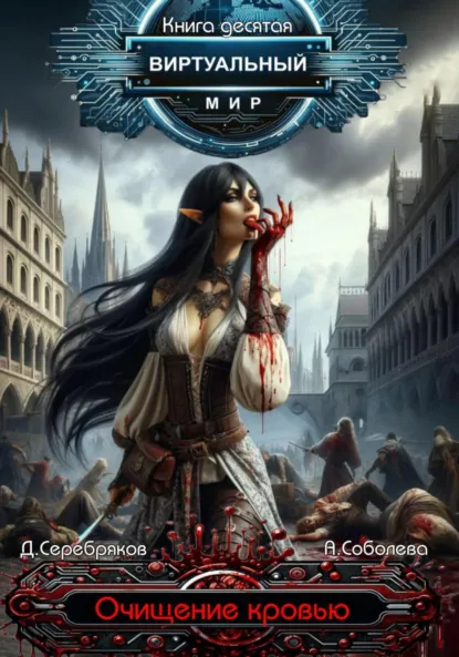 Обложка книги Виртуальный мир 10. Очищение кровью, Дмитрий Серебряков