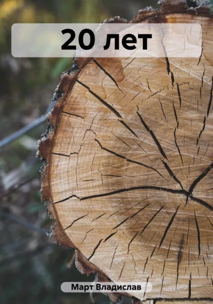 Обложка книги 20 лет, Владислав Март