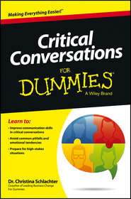 Critical Conversations For Dummies